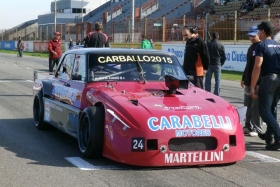 El Chevrolet 400 N° 24 de Matias Lucero con el que logró el 2° puesto en la final de la Clase A y el 5° podio en lo que va del año para afirmarse en la cima del torneo.