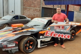 Diego Torcasso y la Dodge con la que debutará en la Clase B del Procar4000.