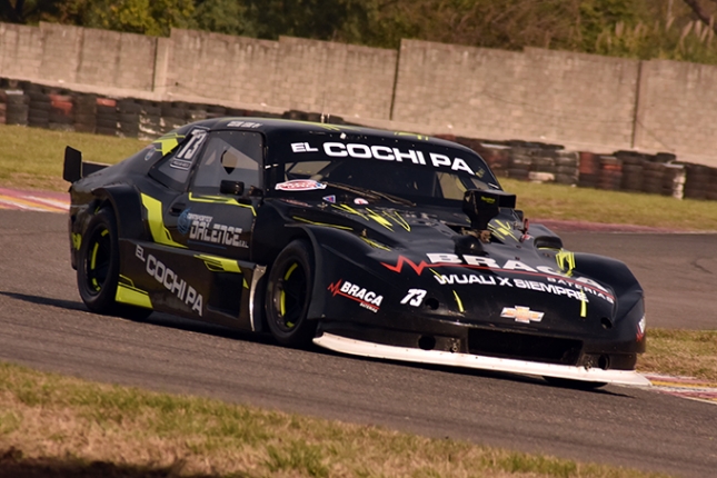 Cristian Liendo y la Chevy N° 73 del Amat Racing en el debut dentro de la Clase B del Procar4000.