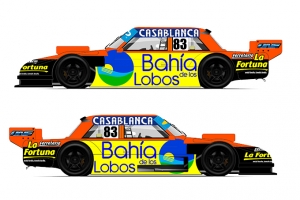 Así será el diseño que llevará el Ford de Luciano Fortunato en la Clase B del Procar4000.