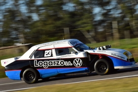 Pedro Logarzo y su primera pole en 9 de Julio con el Dodge 1500.