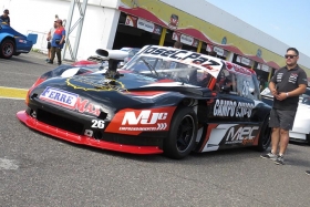 El Ford con el que Roque Caggiano estuvo a poco de conseguir la victoria en la primera final del año de la Clase B del Procar4000.