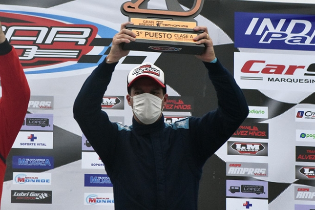 Juan Manuel Rodríguez hizo podio en la final de titulares de la Clase A del Procar4000.