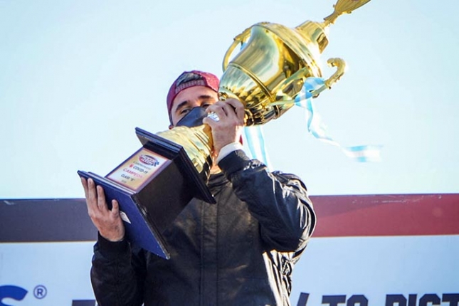 Roni Caggiano se consagró campeón de la Clase B por primera vez en la categoría.